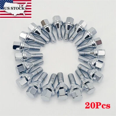 20PCS Car Lug Bolt For Jeep Renegade Ram ProMaster City Fiat 500 X L 2015-2022 - Image 1 of 4