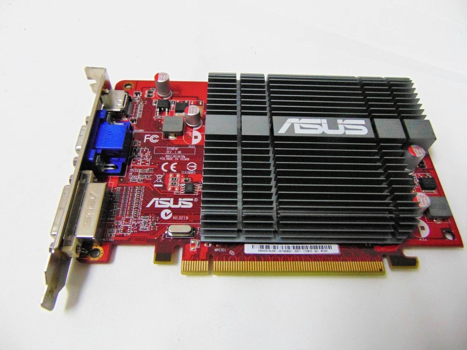 Asus Radeon HD 4350 EAH4350 SILENT/DI/512MD2/A 1GB DDR2 PCI-E Graphics Card - Image 1 of 1
