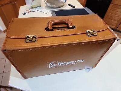 复古新秀丽航空公司飞行员推销员公文包 PACESETTER 产品 — 第 1/4 张图片