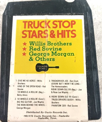 Truck Stop Stars & Hits 8-Track Cartridge CR-8T-46 Country Road - Image 1 of 4