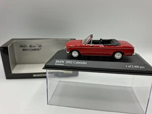 BMW 2002 Cabriolet Minichamps 1:43 en rojo. Muy raro  - Imagen 1 de 9