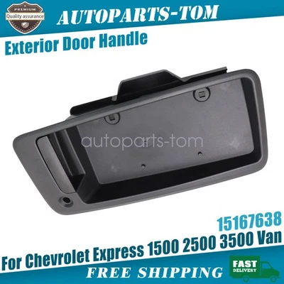 For 96-15 Chevrolet Express 1500 2500 3500 Van Exterior Door Handle 15167638 - Imagem 1 de 4
