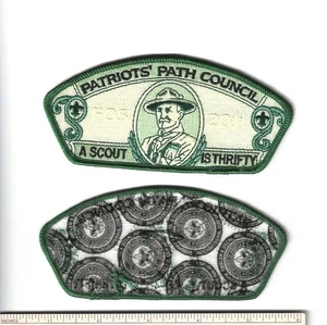 EM SCOUT BSA CSP FOS 2011 PATRIOT'S PATH COUNCIL THRIFTY NEW JERSEY MONEY PATCH - Picture 1 of 1