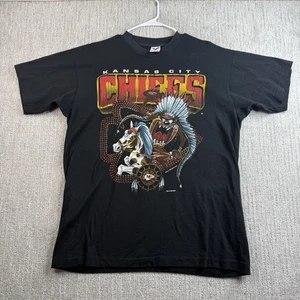 Vintage Kansas City Chiefs Taz Looney Tunes T Shirt Size XL - Picture 1 of 7