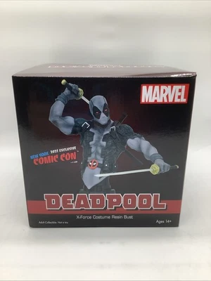 Diamond Select Marvel Deadpool (X-Force) NYCC 2021 Excl. Mini busto LE #007/500 Foto 1 de 3