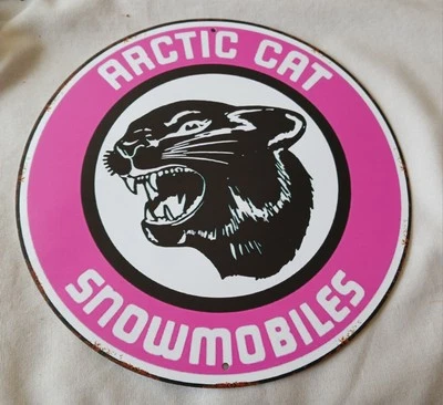 Placa estilo vintage gato ártico anos 70 ☆☆☆ Frete Grátis ☆☆☆ - Imagem 1 de 2