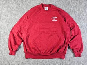 Sudadera De Colección Oklahoma Sooners 2XL EE. UU. Russell Pro Algodón Rojo Cuello Redondo - Imagen 1 de 11