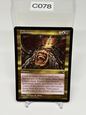 Lobotomy MTG Tempest Uncommon LP Lightly Played Single Card - Image 1 of 2