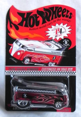 Hot Wheels "Autobús de arrastre VW personalizado", gracias miembros de RLC, 2005 edición limitada, MOMC Foto 1 de 4