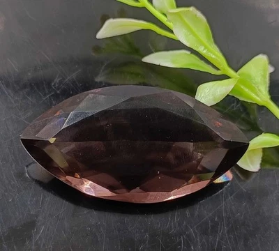 Amazing Smoky Topaz Marquise Cut 90+ Ct Natural Loose Gemstone EGL Certified - Image 1 of 4