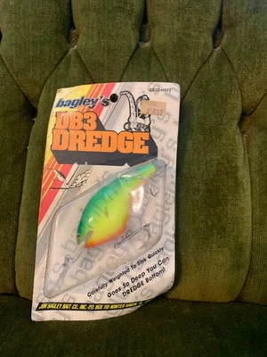 Vintage Bagley's DB3 Dredge "Hot Tiger" Crankbait *NIP*Made in USA* - Image 1 of 4