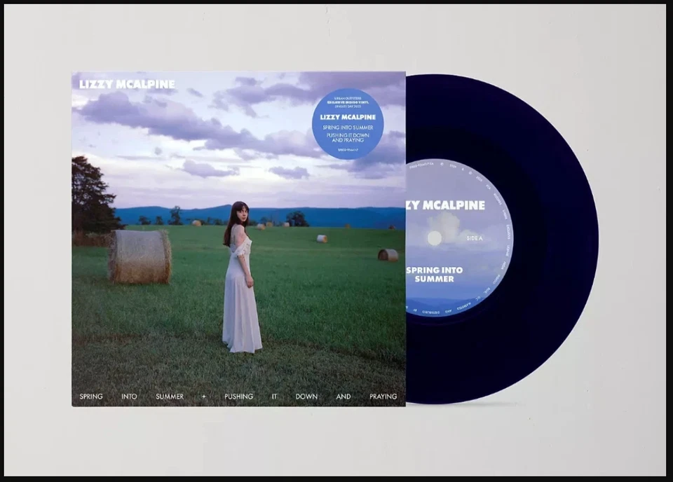 IN HAND Lizzy McAlpine Spring Into Summer Pushing It Down & Praying UO 7" Vinyl - Image 1 of 1