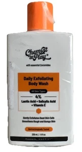 Chemist at Play Body Wash Exfoliating For Dry Rough Bumpy Skin 8 Oz READ DETAILS - Picture 1 of 2