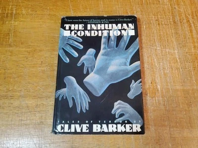 The Inhuman Condition 1986 Clive Barker Poseidon Press Hard Cover HCDJ - Image 1 of 4