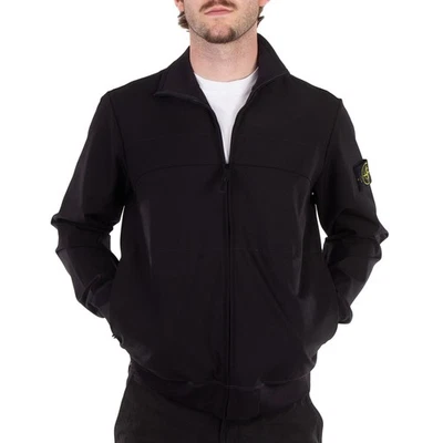 Chaqueta de nailon elástica aplicada con logotipo Stone Island, talla pequeña Foto 1 de 4