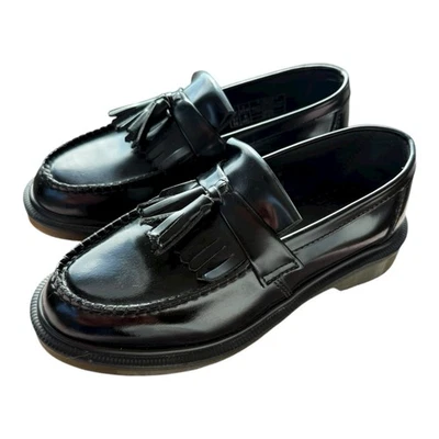 Mocasines Doc DR Martens para mujer 6 para hombre 5 Adrian cuádruple cuero borla negros nuevos sin etiquetas Foto 1 de 4