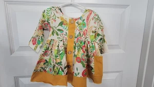 Nuevo con etiquetas Vestido Cheeky Ciruela Teva Tejido Cosecha Jardín 6-12M - Imagen 1 de 4