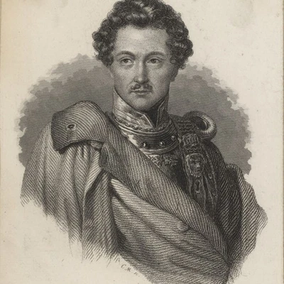 Porträt Karl von Bayern Prinz Deutscher Krieg Original Stahlstich Mitte 19 Jhd - Bild 1 von 3