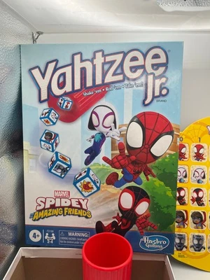 Hasbro Gaming Yahtzee Jr. : Spidey and His Amazing Friends Edition Board Game - Image 1 of 4