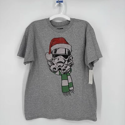 Camiseta Star Wars Storm Trooper Disney niños talla grande vacaciones de Navidad nueva con etiquetas Foto 1 de 4