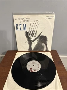 REM S Central Rain I'm Sorry 3 track 12" vinyl single Picture Sleeve - Picture 1 of 5
