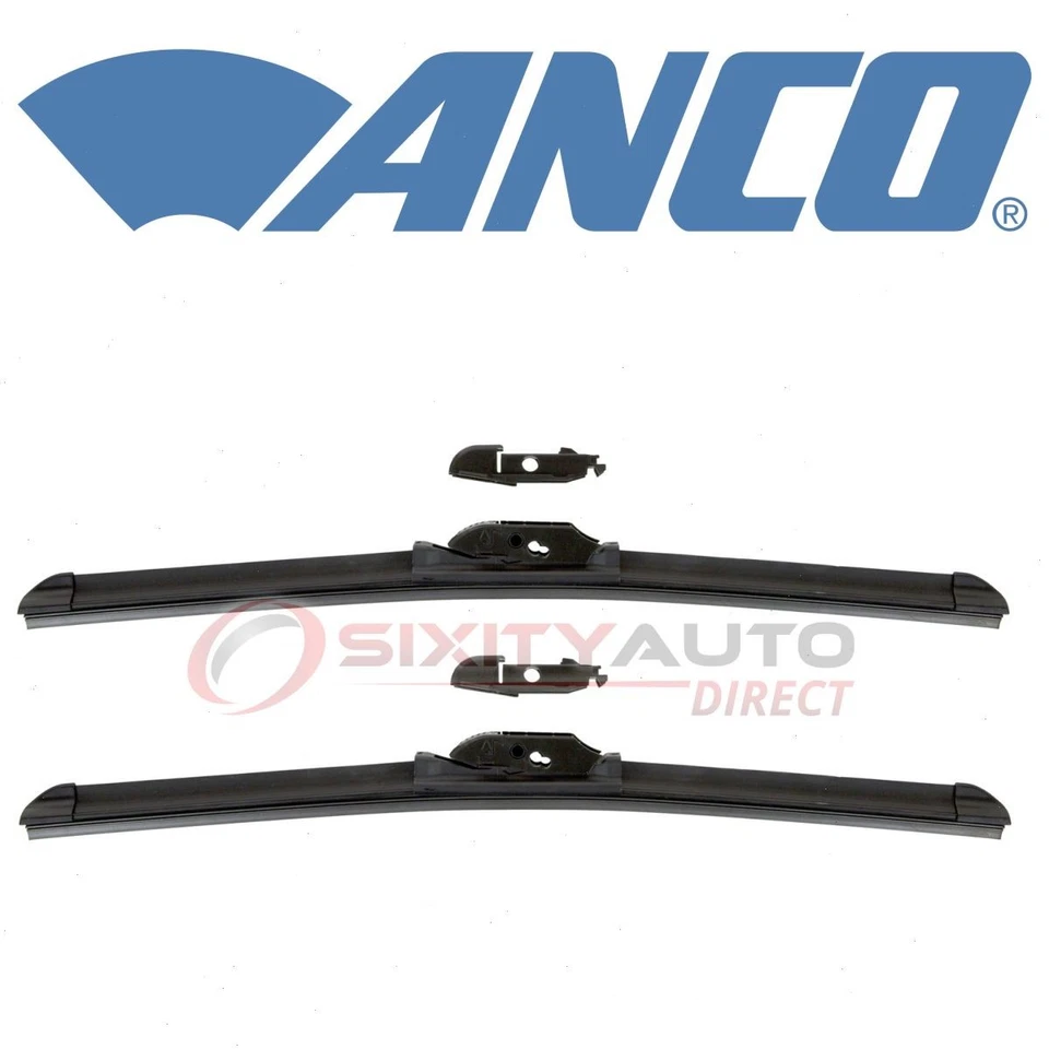 2 pc ANCO Front Wiper Blade for 1970-1976 Pontiac Firebird - Windshield jw Foto 1 de 4