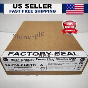 New Factory Sealed AB 20-750-ENETR SER A PowerFlex 750 2-P ENet/IP Module - Picture 1 of 7