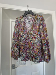 Ladies Stunning Papaya Blouse Uk 18 - Picture 1 of 8