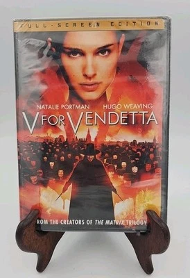 V for Vendetta Full Screen Edition DVD Natalie Portman, Hugo Weaving New Sealed - Image 1 of 2