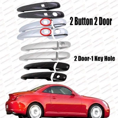  Cubierta de manija de puerta exterior tapa tapa orificio de llave apto para Lexus SC430 2002-2010 Foto 1 de 4