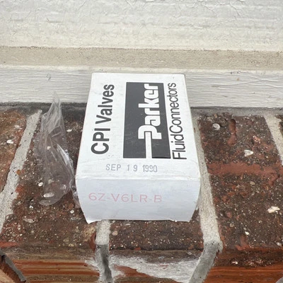 Novo estoque antigo Parker latão 3/8" válvulas de agulha 6Z-V6LR-B - Imagem 1 de 4