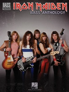 Iron Maiden Bass Anthology Bass Guitar Notes Tab Metal Rock Sheet Music Book - Picture 1 of 1