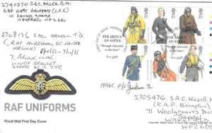 RAF Comm/FDC - RAF Uniforms - Signed - 2008 (RAF519) - Picture 1 of 2