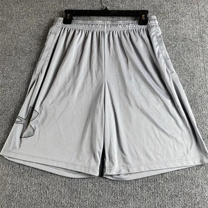 UNDER ARMOUR HEAT GEAR Short Pants ATHLETIC Shorts XL GRAY - Picture 1 of 8