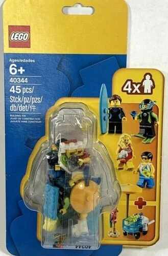 LEGO - 40344 SUMMER BEACH CELEBRATION - 4 MINFIGURE PACK - NEW & SEALED - Image 1 of 1
