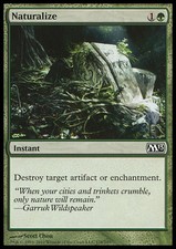 MTG Naturalize FOIL-Return to Nature-m13-Magic