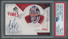 2009 SP Authentic Sign Of The Times Carey Price Mint PSA DNA 9 Authentic Auto