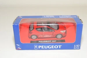 A23 1:43 NEWRAY PEUGEOT 207 ROSSO COME NUOVO IMBALLATO - Foto 1 di 4