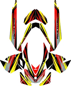 2011+ to SKI DOO XM Wrap Graphics Kits SNOWMOBILE SLED GRAPHIC WRAP DECALS S1 - Bild 1 von 1