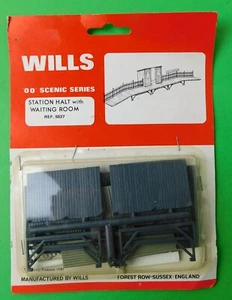 Wills OO Scenic Serie SS27 Station Halt mit Wartezimmer Kit versiegelte Packung (j) - Bild 1 von 2