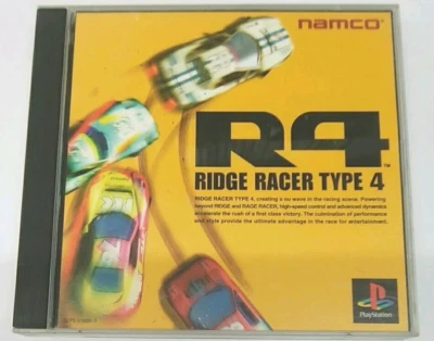 PS1 PS PlayStation 1 R4-RIDGE RACER TYPE4 Japanese Games Tested Genuine - Image 1 of 3