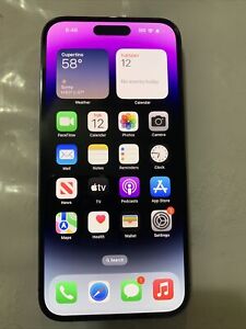 New ListingApple iPhone 14 Pro Max - 128GB - Deep Purple 3L310LL/A Read Description