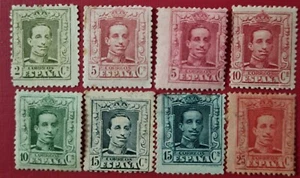 SELLOS ESPAÑA ALFONSO XIIII. 1909-1922 SERIE. - Imagen 1 de 2