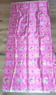 Disney Princess Tiaras & Jewels Satiny Fabric CP54935 Springs Creative 59"x28" - Image 1 of 4