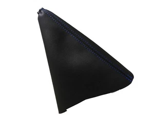 OPEL ASTRA J (2009-2015) Soufflet Levier De Frein 100% Cuir - Couture Bleu - Picture 1 of 1