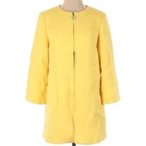 NWT Zara front zip yellow jacket S - Picture 1 of 2