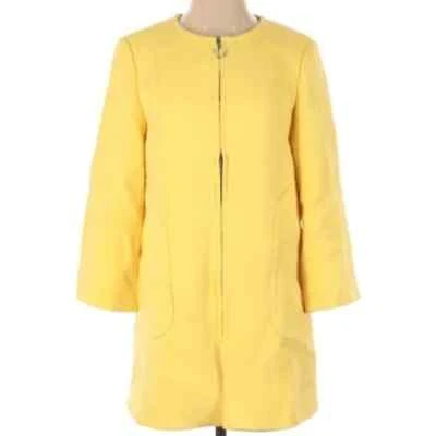 NWT Zara front zip yellow jacket S - Image 1 of 2