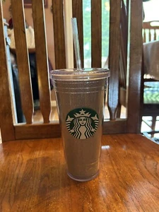 Starbucks Silber Glitzer Tumbler Tasse Neu mit Etikett!! - Bild 1 von 3