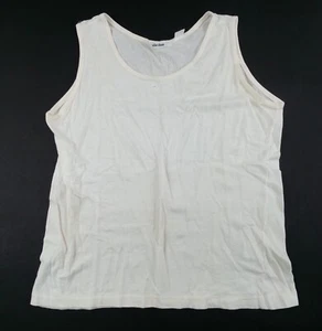 Camiseta sin mangas japonesa Ville Claude de colección años 80 talla mediana Japón blanca - Imagen 1 de 5