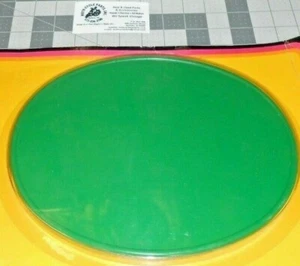 NUMBER PLATE GREEN OVAL CAL CUSTOM 9517 1 QUANTITY NOS PLASTIC FREE SHIPPING - Picture 1 of 1